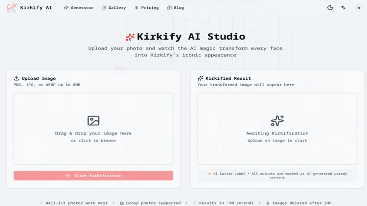 kirkify ai featured image