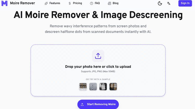 Moire Removal featured image