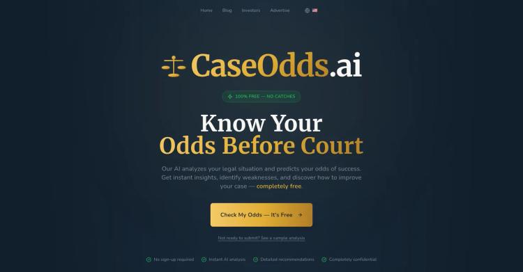 CaseOdds.ai featured image