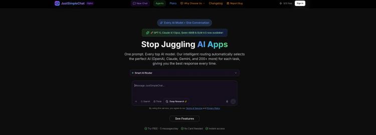 JustSimpleChat featured image