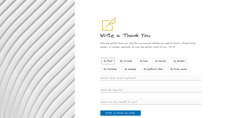 Write A Thank You featured image