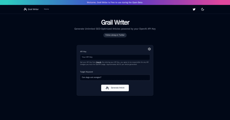 Grail Writer featured image