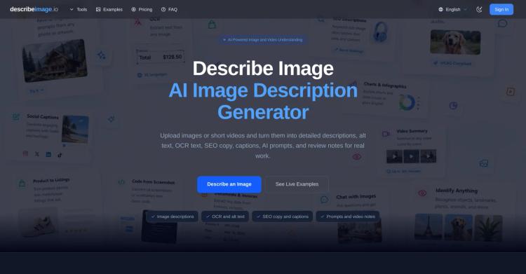DescribeImage.io featured image