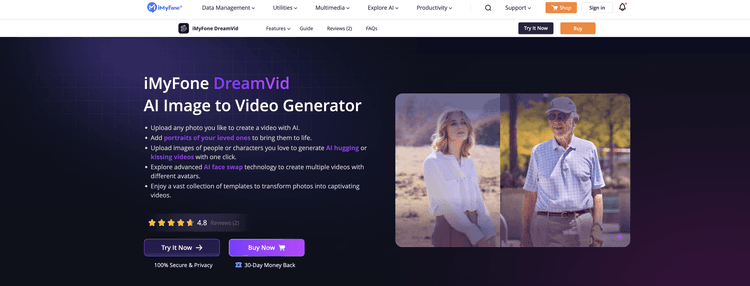 iMyFone DreamVid featured image