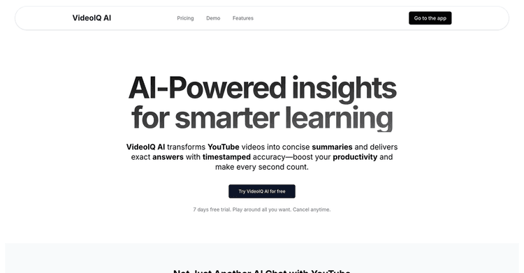 VideoIQ AI featured image