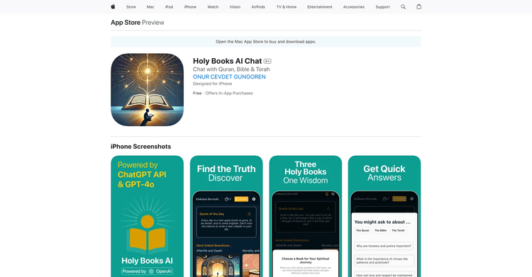 Holy Books AI Chat featured image