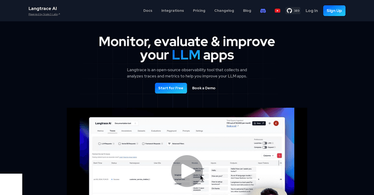 Langtrace AI featured image