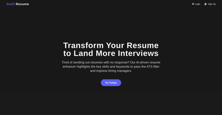 SwiftResume featured image