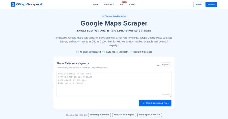 GMapsScraper AI featured image