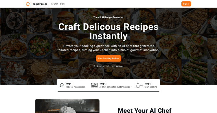AI Recipe Generator featured image