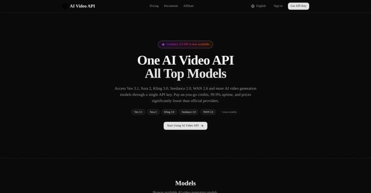 AI Video API.ai featured image