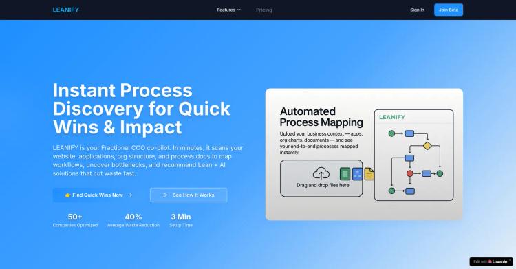 Leanify.app featured image