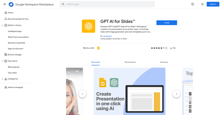 AI GPT for Slides featured image