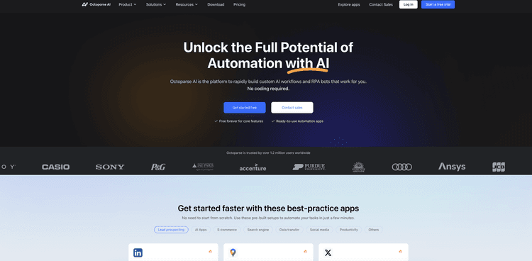 Octoparse AI featured image