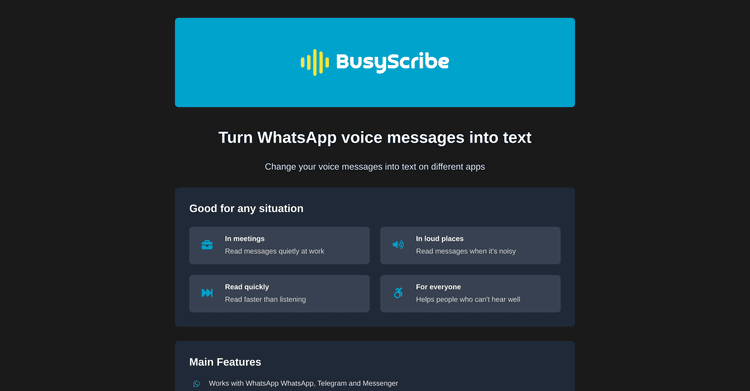 BusyScribe featured image
