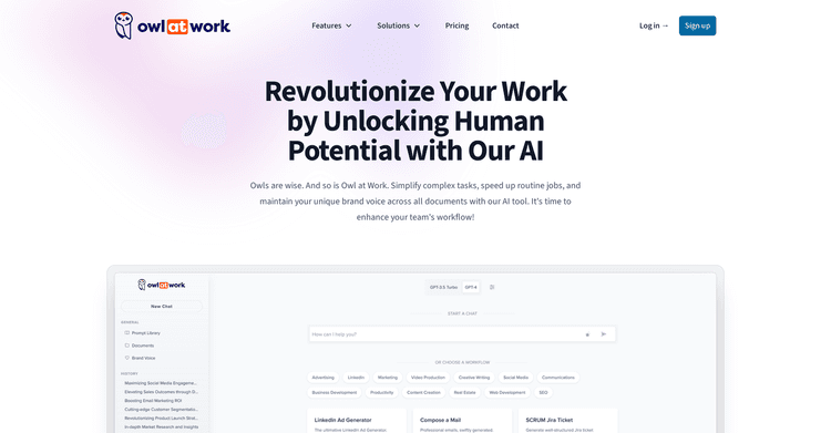 Owl at Work featured image