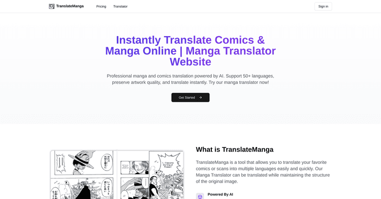 TranslateManga featured image