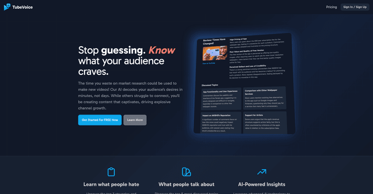 TubeVoice featured image