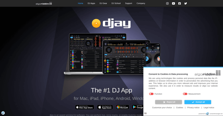 Algoriddim DJ featured image