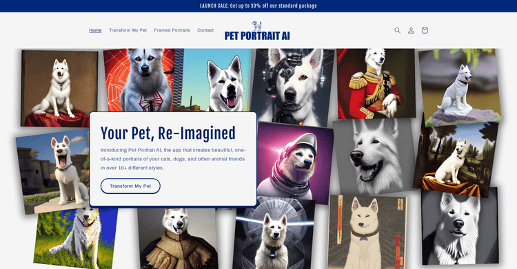 Pet Portrait AI featured image