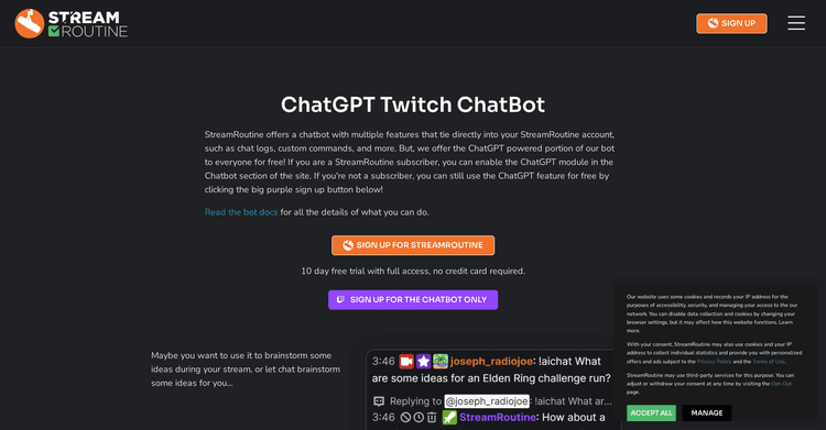 Streamroutine featured image