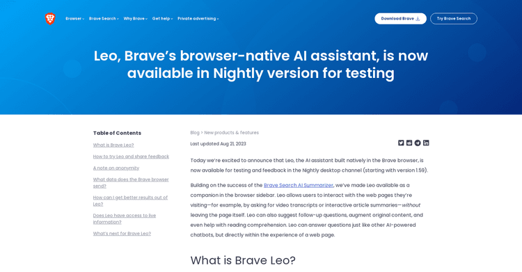 Leo featured image