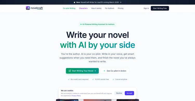 NovelCraft featured image