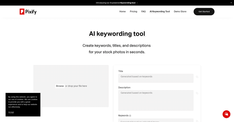 AI Keywording Tool featured image