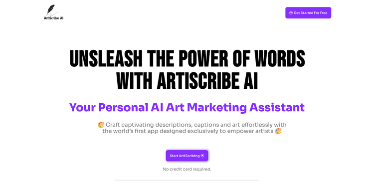 ArtiScribeAI featured image
