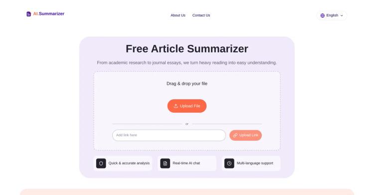AI Summarizer featured image