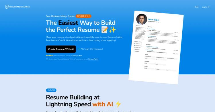 ResumeMaker.Online featured image
