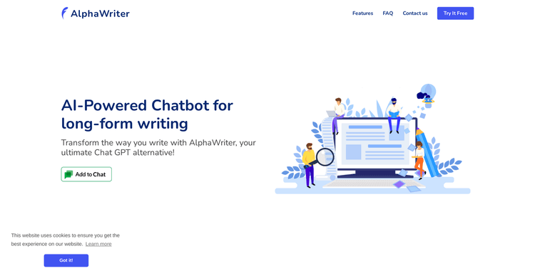 AlphaWriter featured image