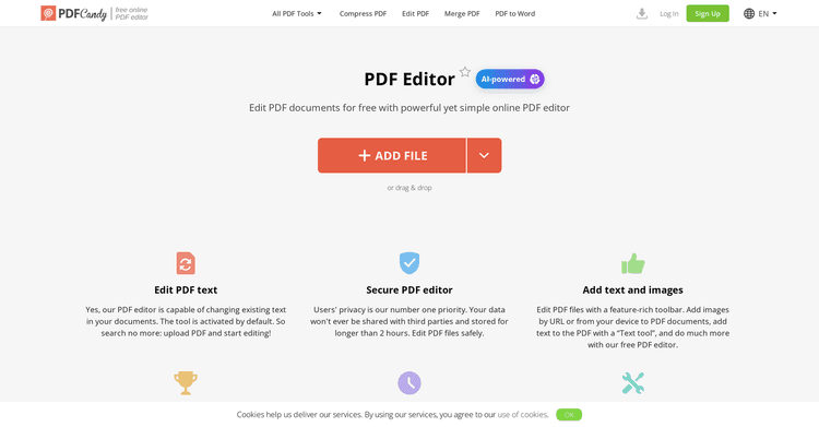 PDFCandy PDF Editor featured image