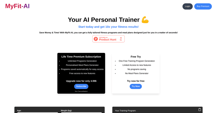 Myfit-AI featured image