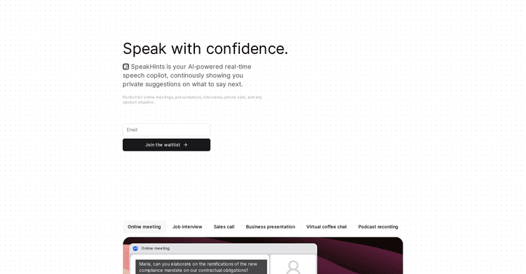 SpeakHints featured image