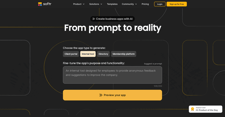 Softr featured image