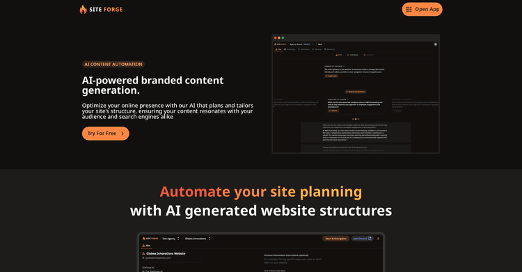 SiteForge featured image