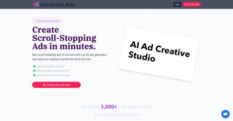 Generate Ads AI featured image