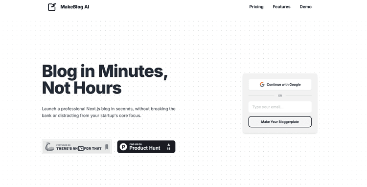 MakeBlog AI featured image