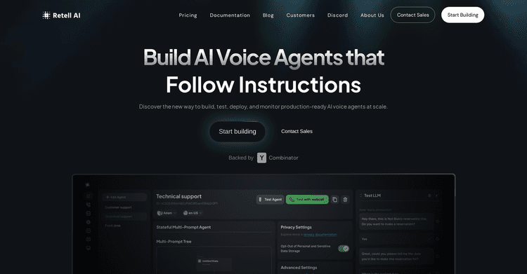 Retell AI featured image