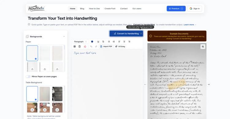 HandtextAI featured image