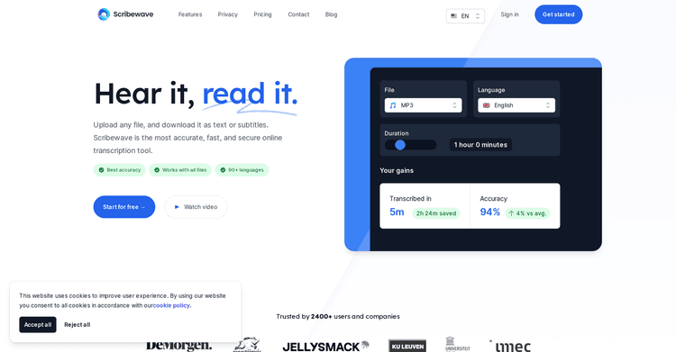 Scribewave featured image