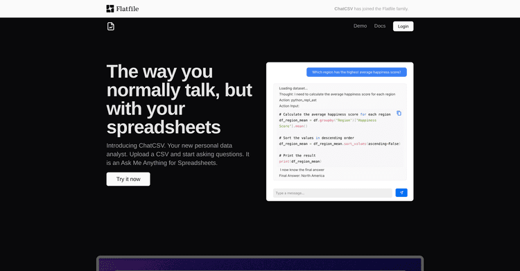 ChatCSV featured image