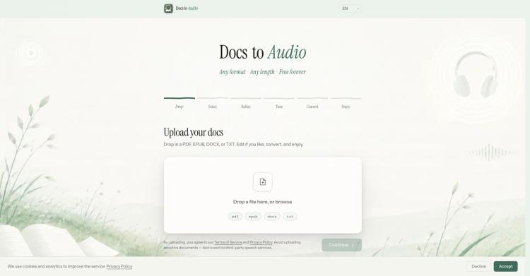 DocsToAudio featured image