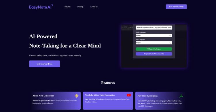 EasyNoteAI featured image