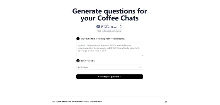 CoffeeChat AI featured image