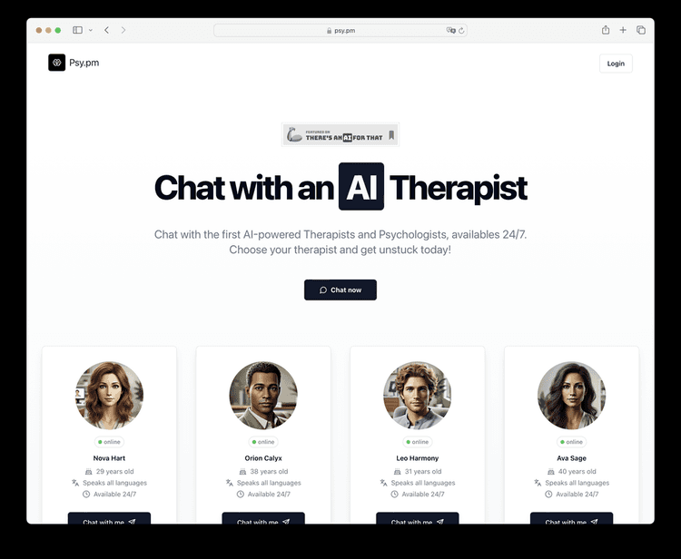 PSY - AI Therapists featured image