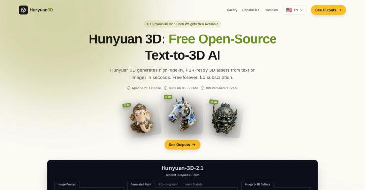 Hunyuan 3D featured image