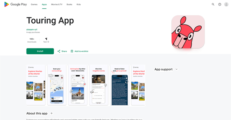 Touring App featured image