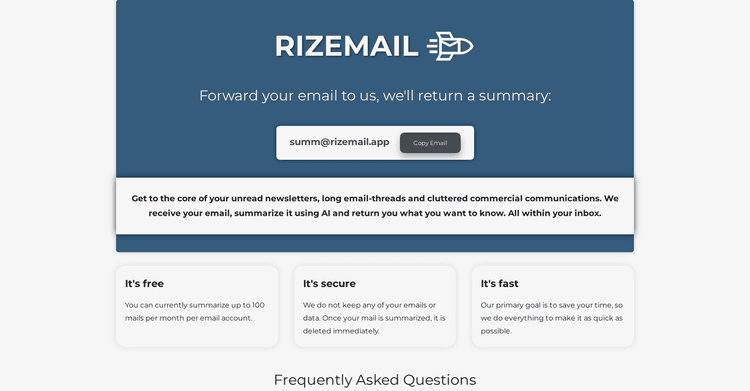 Rizemail featured image